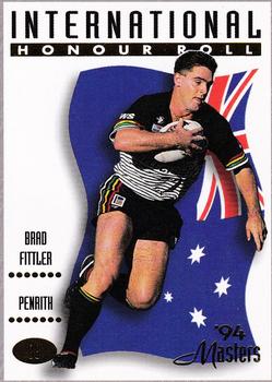 1994 Dynamic NSW Rugby League '94 Masters #88 Brad Fittler Front